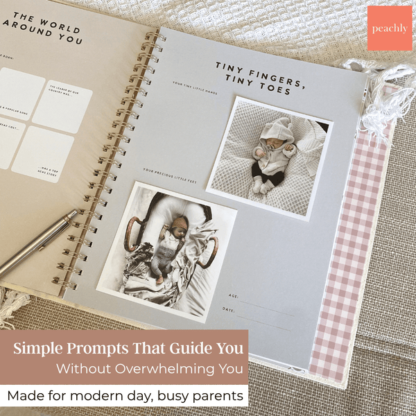 Charlie - Baby Memory Book - Peachly USA
