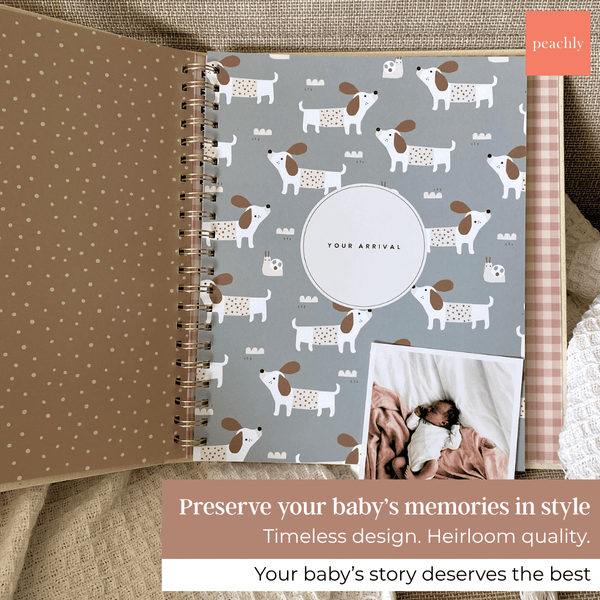 Charlie - Baby Memory Book - Peachly USA