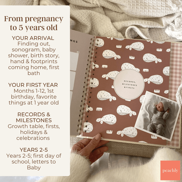 Charlie - Baby Memory Book - Peachly USA