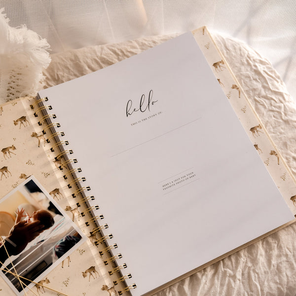 Forest - Baby Memory Book - Peachly USA