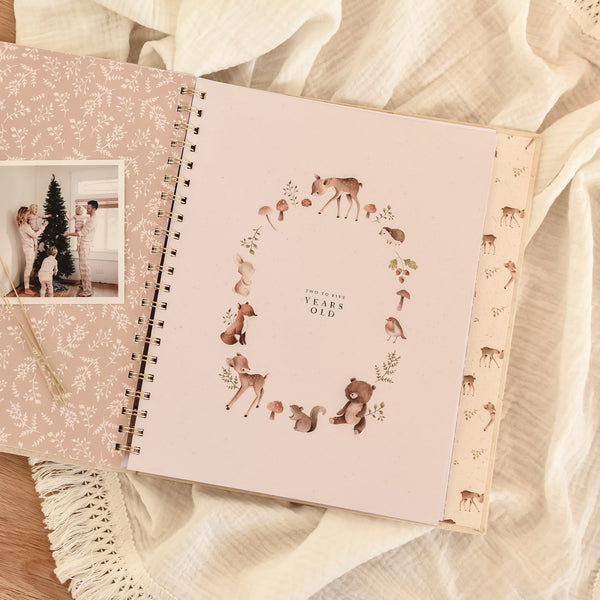 Forest - Baby Memory Book - Peachly USA