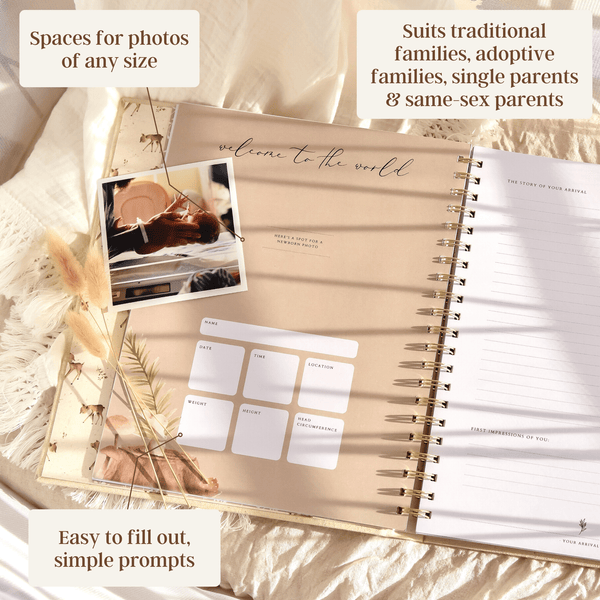 Forest - Baby Memory Book - Peachly USA