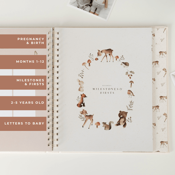 Forest - Baby Memory Book - Peachly USA