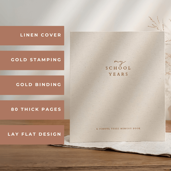 My School Years Memory Book - Peachly USA