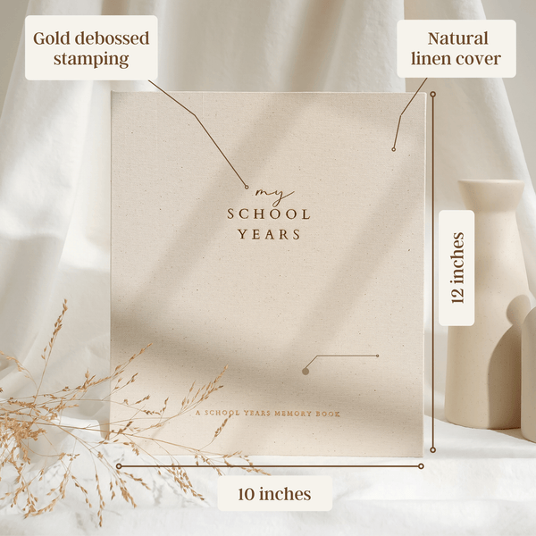 My School Years Memory Book (K - 12) - Peachly USA