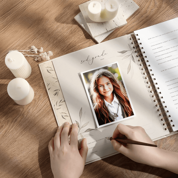 My School Years Memory Book (K - 12) - Peachly USA