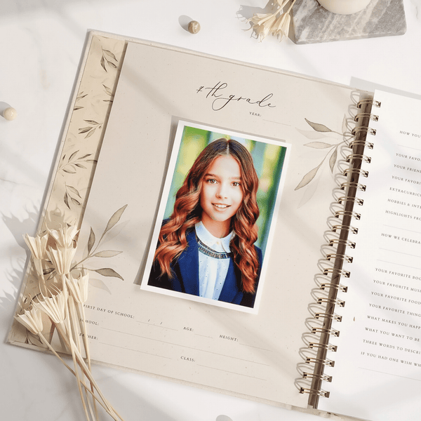 My School Years Memory Book (K - 12) - Peachly USA