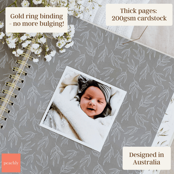 Olive - Baby Memory Book - Peachly USA