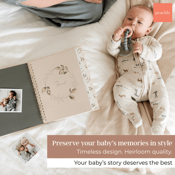 Olive - Baby Memory Book - Peachly USA