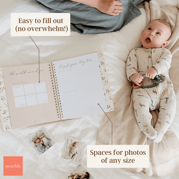 Olive - Baby Memory Book - Peachly USA