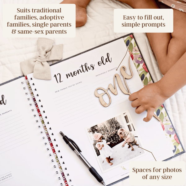 Botanica - Baby Memory Book - Peachly USA