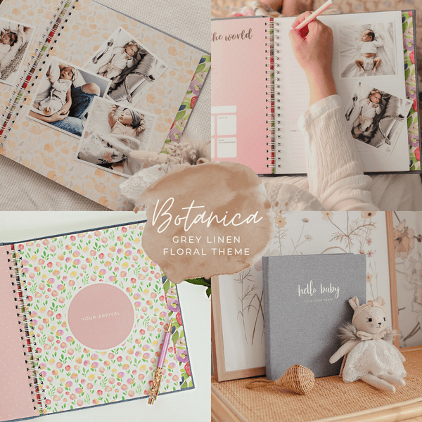 Botanica - Baby Memory Book - Peachly USA