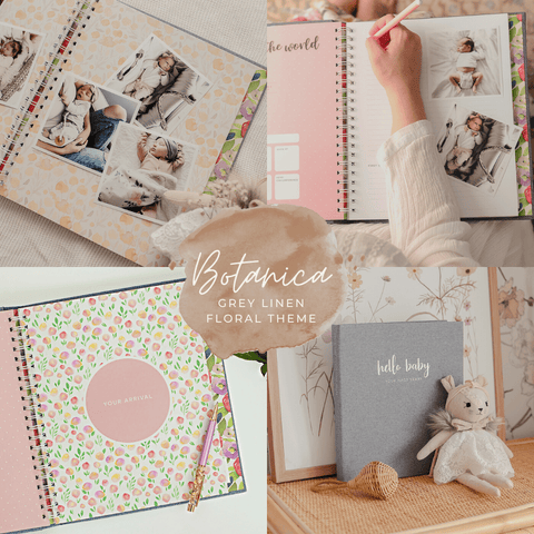 Botanica - Baby Memory Book - Peachly USA