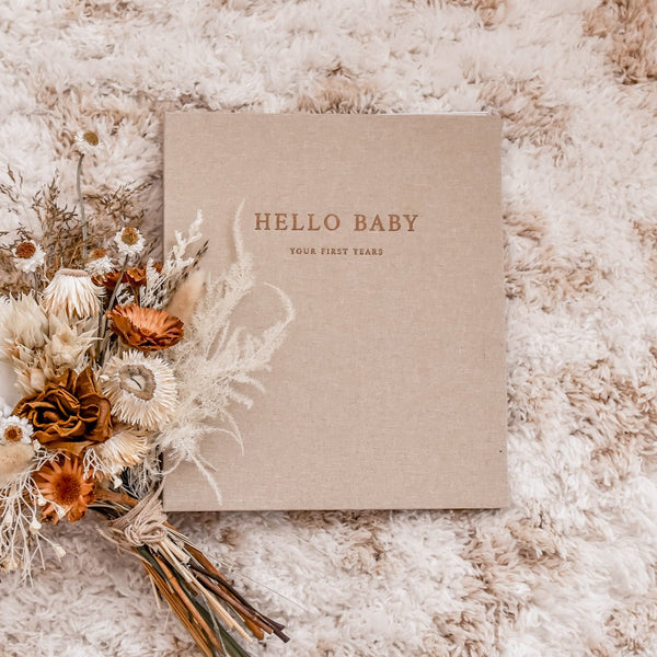 Fleur - Baby Memory Book - Peachly USA