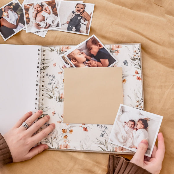 Fleur - Baby Memory Book - Peachly USA