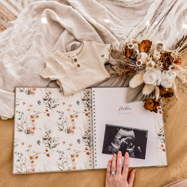 Fleur - Baby Memory Book - Peachly USA