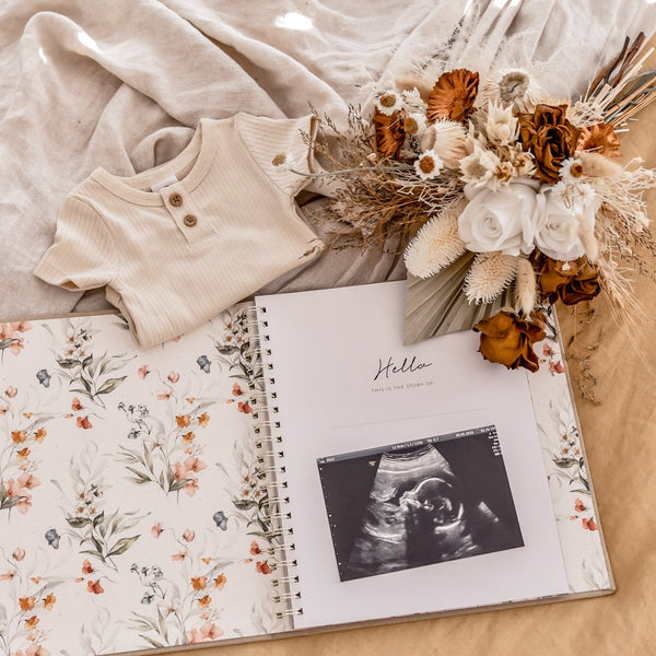 Fleur - Baby Memory Book - Peachly USA