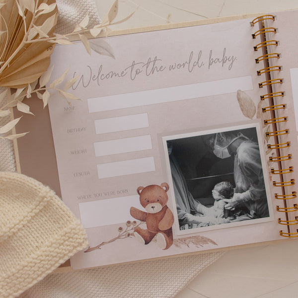 Haven - Baby Memory Book - Peachly USA