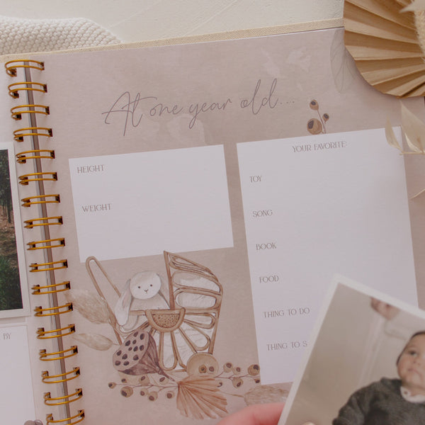 Haven - Baby Memory Book - Peachly USA