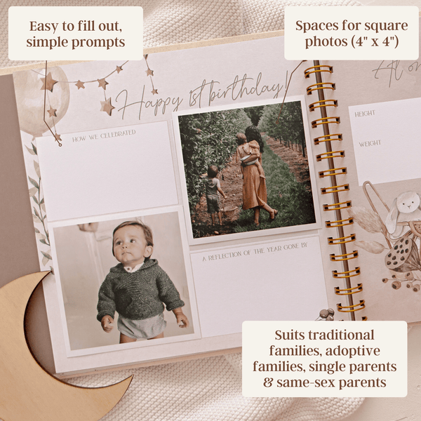 Haven - Baby Memory Book - Peachly USA