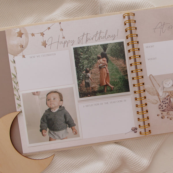 Haven - Baby Memory Book - Peachly USA
