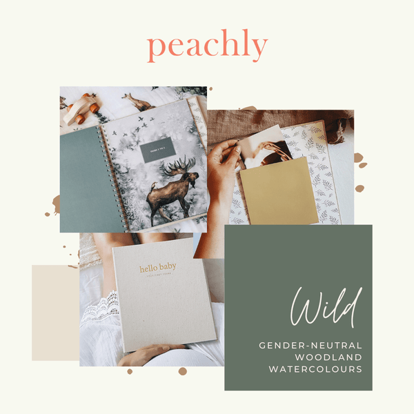 Wild - Baby Memory Book - Peachly USA
