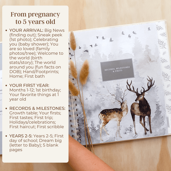 Wild - Baby Memory Book - Peachly USA