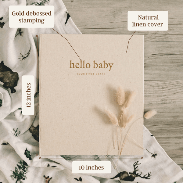 Wild - Baby Memory Book - Peachly USA