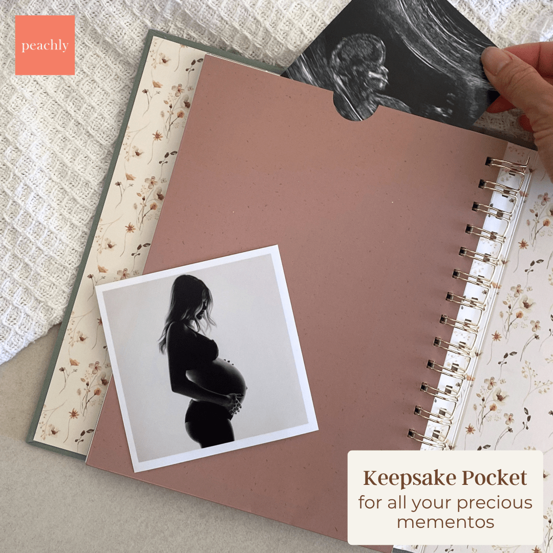 Audrey - Pregnancy Journal (Sage) - Peachly USA