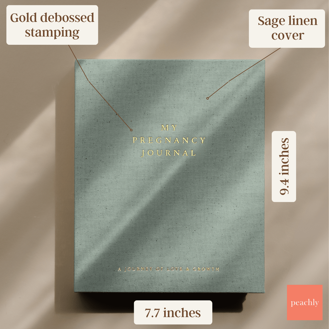 Audrey - Pregnancy Journal (Sage) - Peachly USA