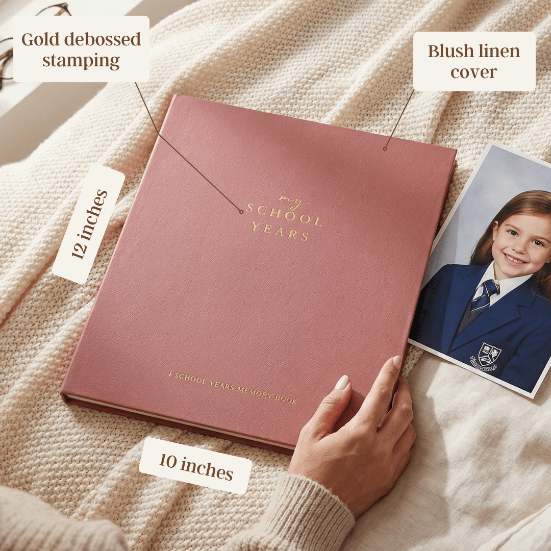 Evergreen - School Memory Book (Blush) - Peachly USA