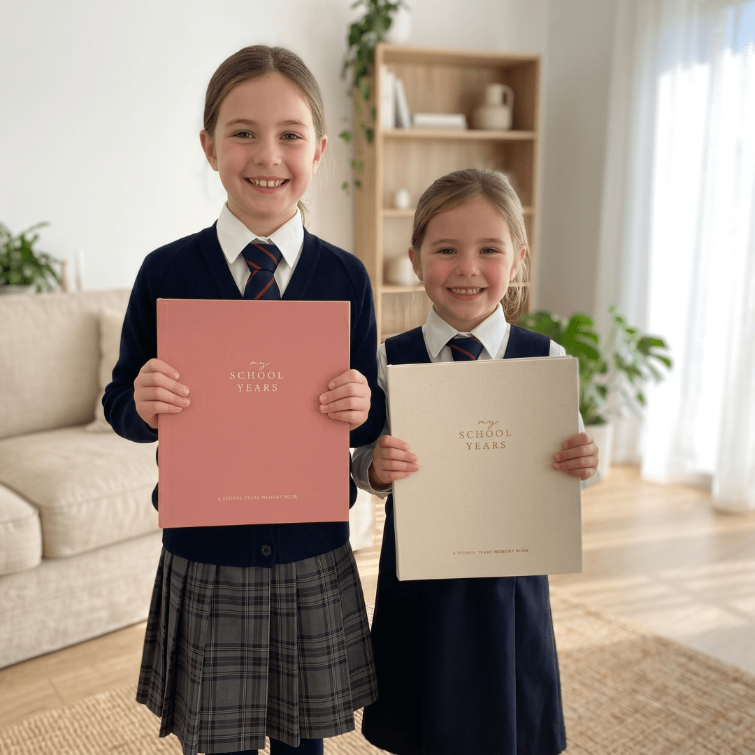 Evergreen - School Memory Book (Blush) - Peachly USA