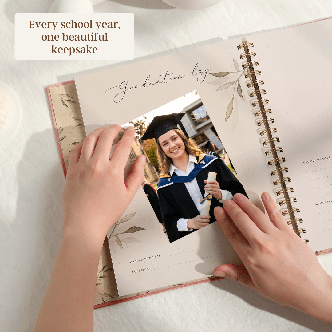 Evergreen - School Memory Book (Blush) - Peachly USA