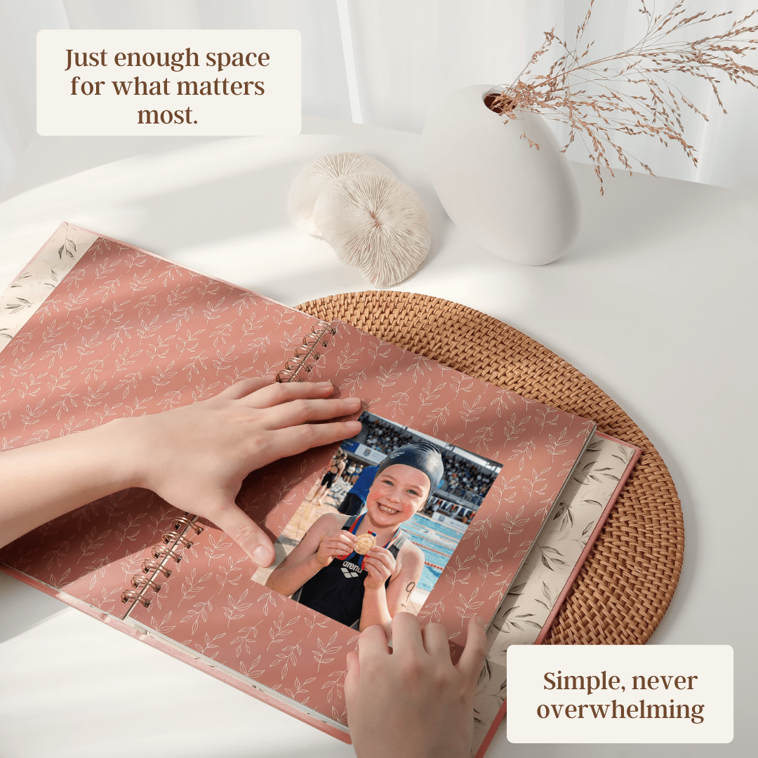 Evergreen - School Memory Book (Blush) - Peachly USA