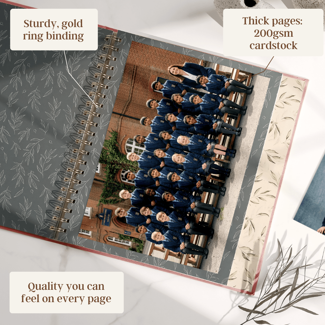 Evergreen - School Memory Book (Blush) - Peachly USA