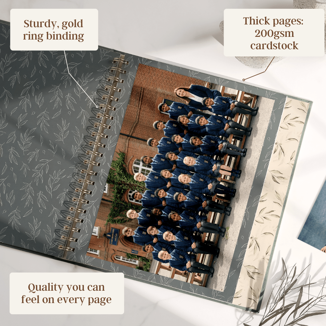Evergreen - School Memory Book (Emerald) - Peachly USA