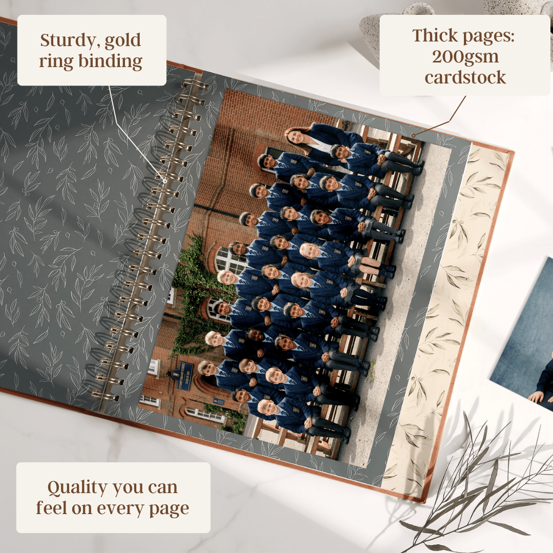 Evergreen - School Memory Book (Terracotta) - Peachly USA