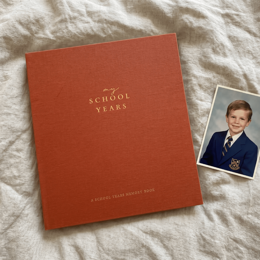 Evergreen - School Memory Book (Terracotta) - Peachly USA