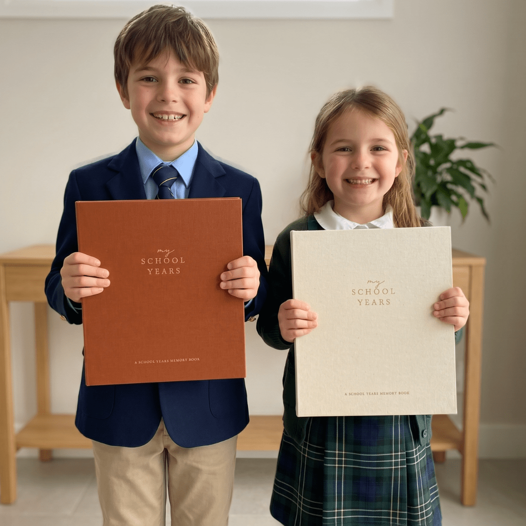 Evergreen - School Memory Book (Terracotta) - Peachly USA