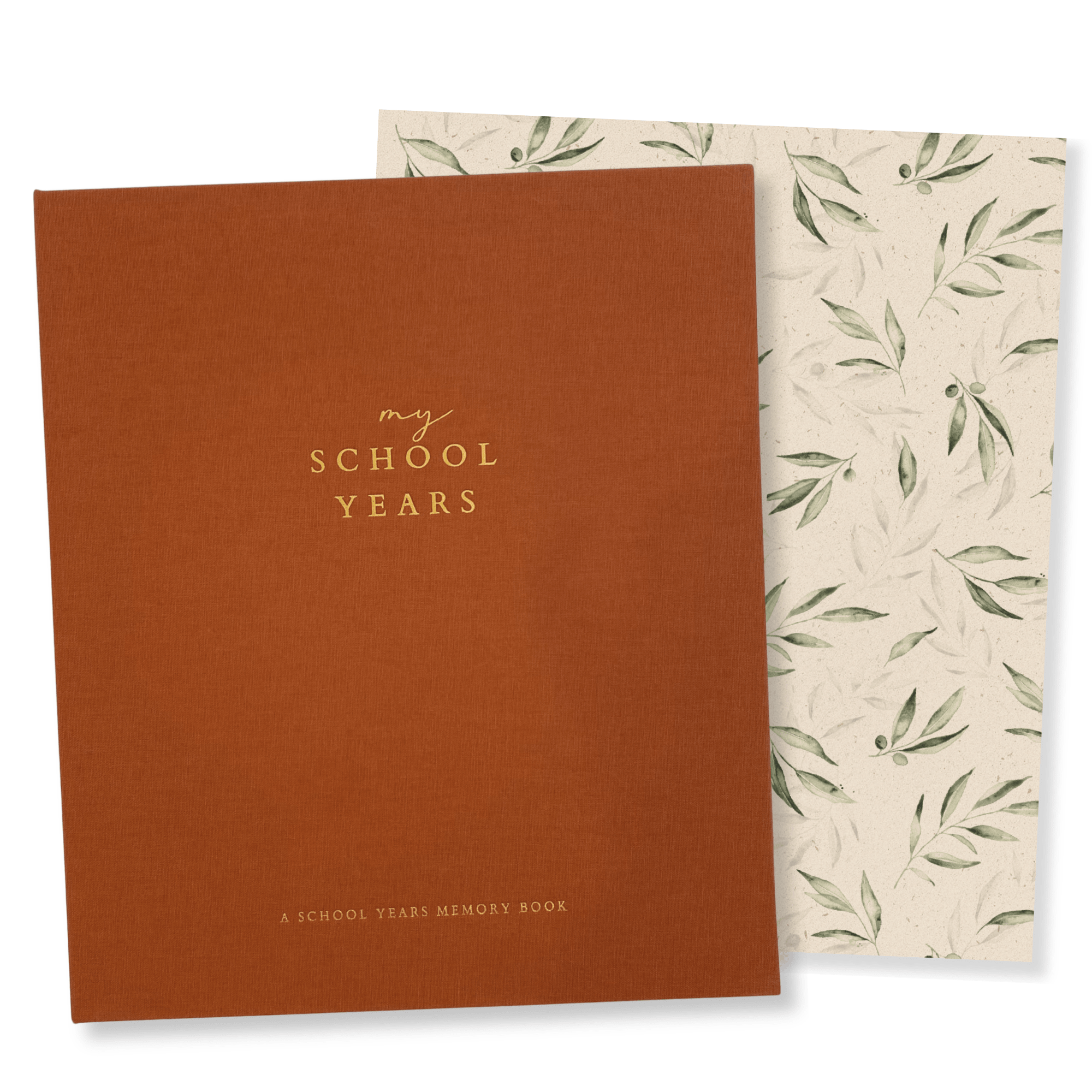 Evergreen - School Memory Book (Terracotta) - Peachly USA