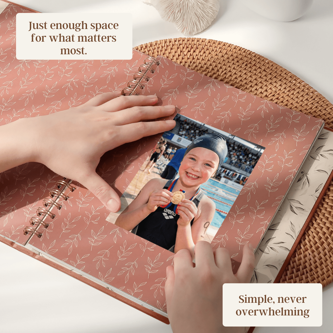 Evergreen - School Memory Book (Terracotta) - Peachly USA