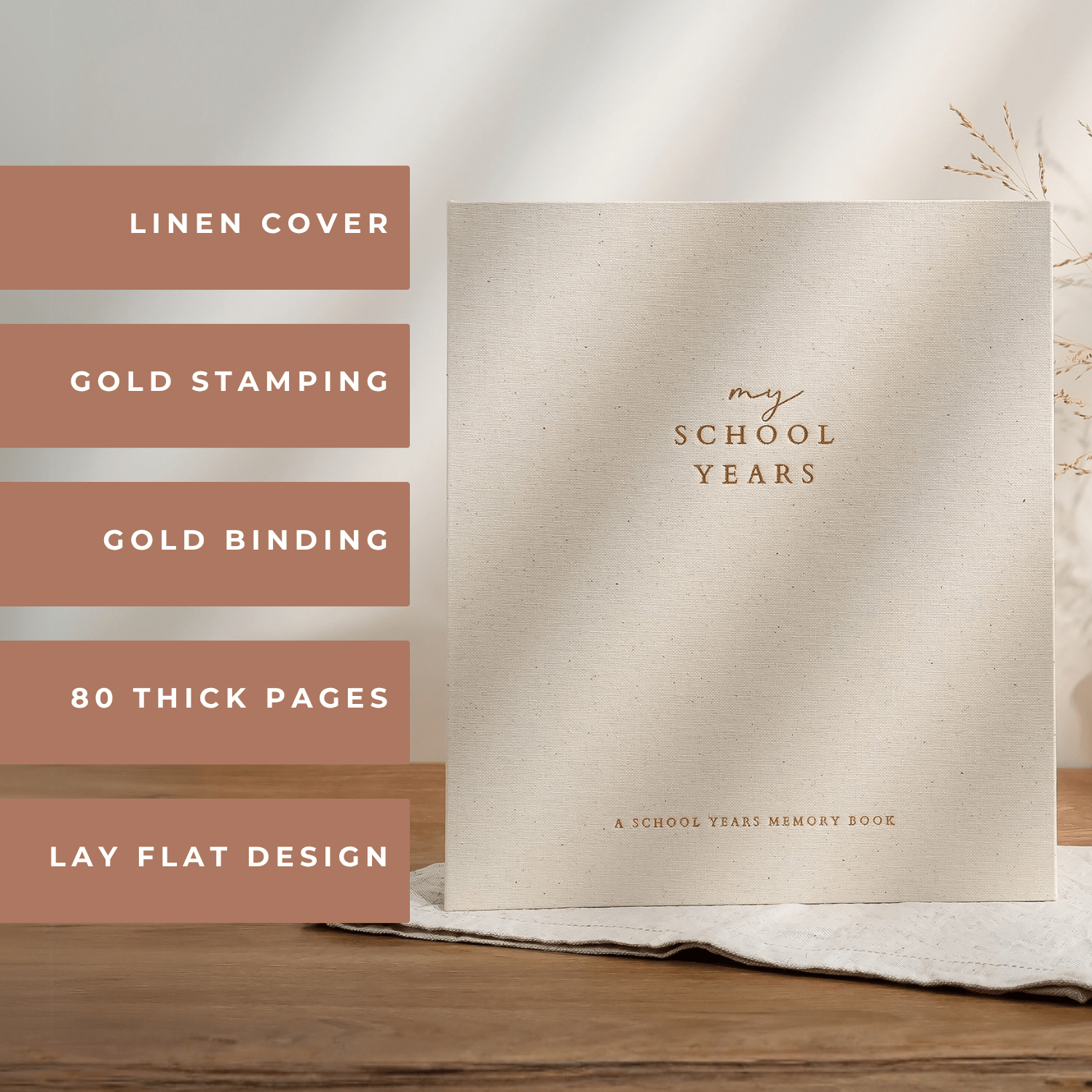 My School Years Memory Book - Peachly USA