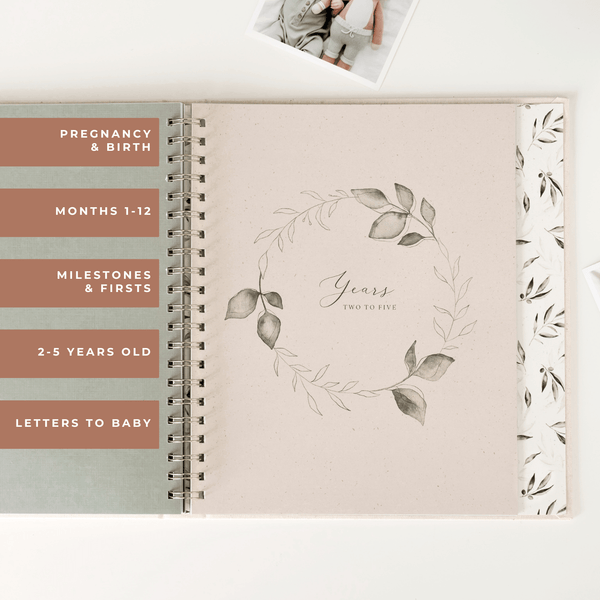 Olive - Baby Memory Book - Peachly USA