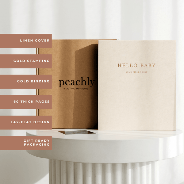 Olive - Baby Memory Book - Peachly USA