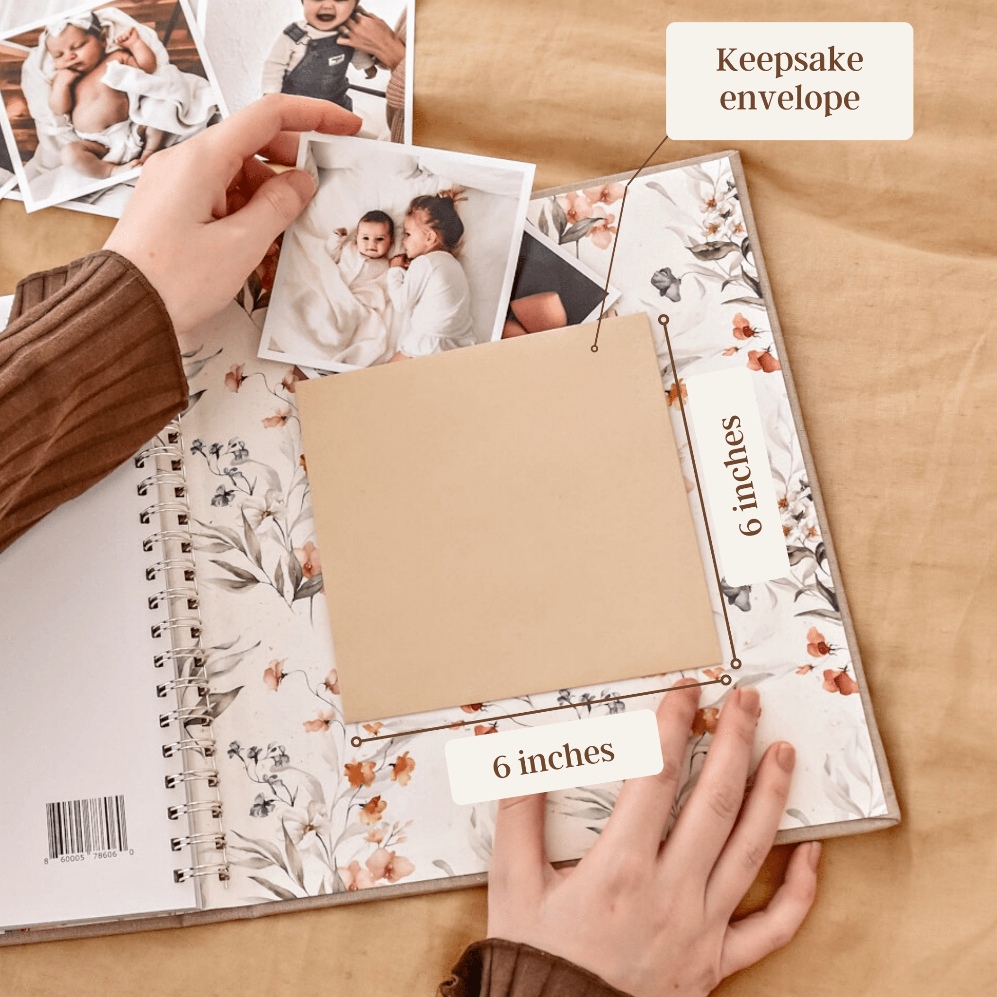 Fleur - Baby Memory Book - Peachly USA