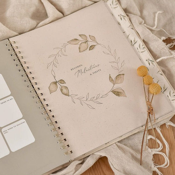 Olive - Baby Memory Book - Peachly USA