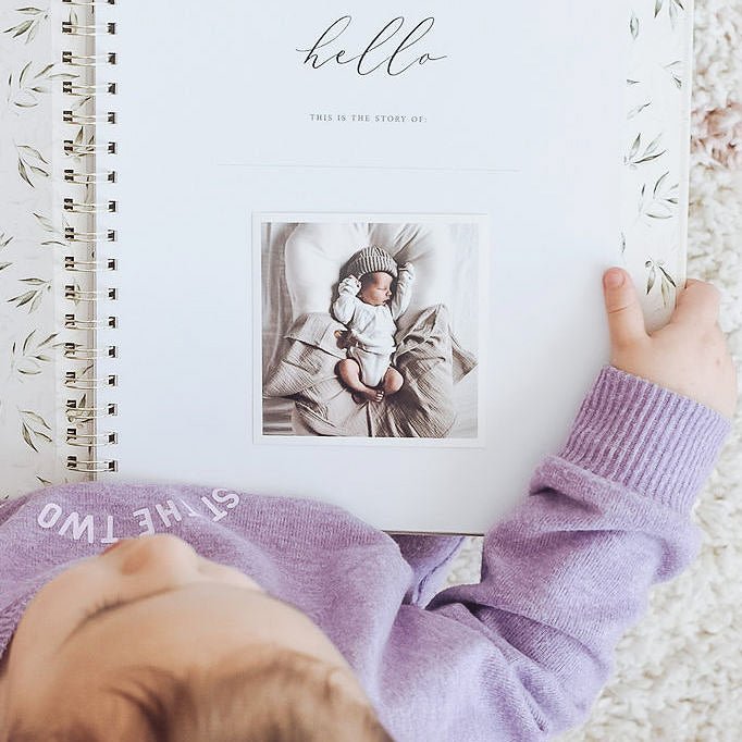 Olive - Baby Memory Book - Peachly USA