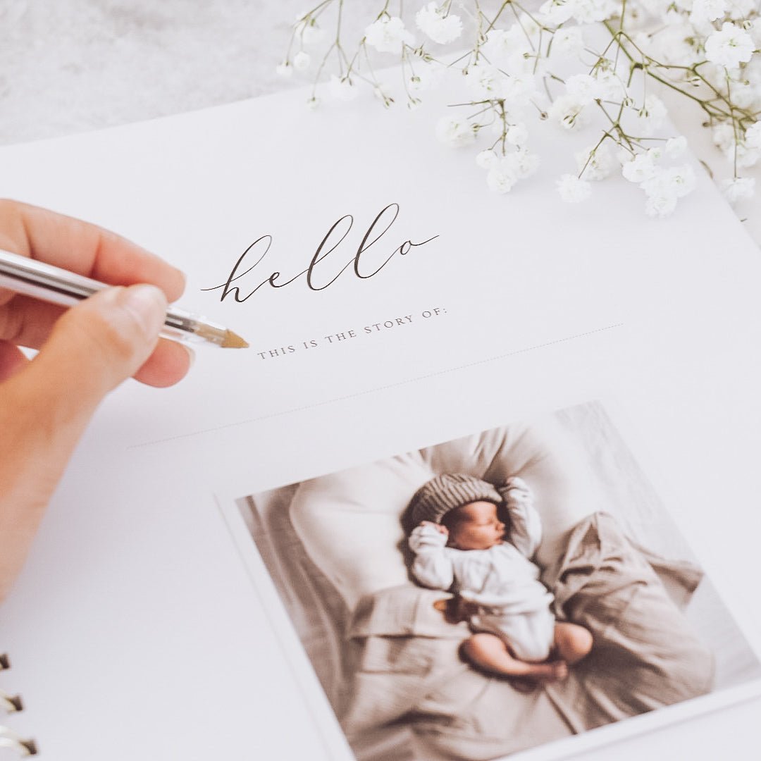 Olive - Baby Memory Book - Peachly USA