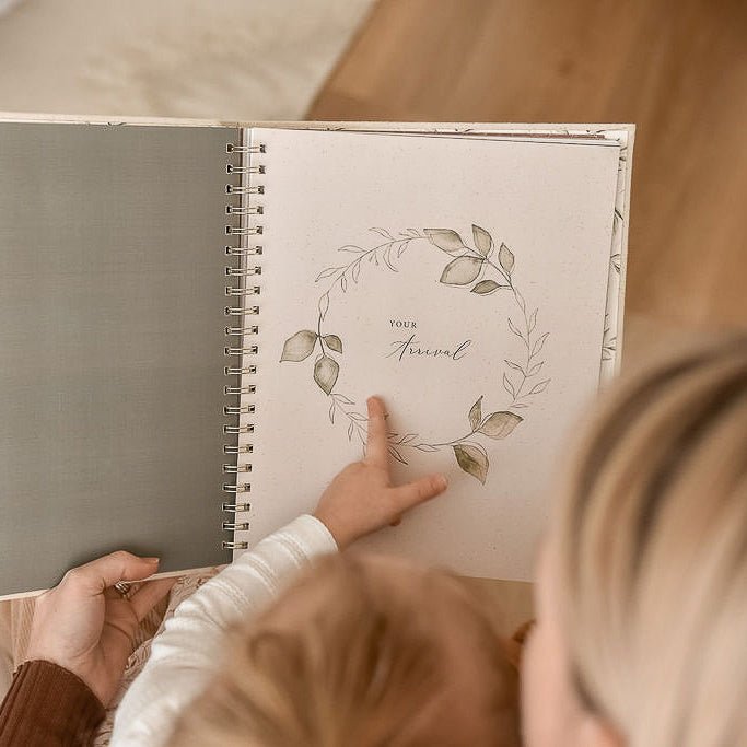 Olive - Baby Memory Book - Peachly USA