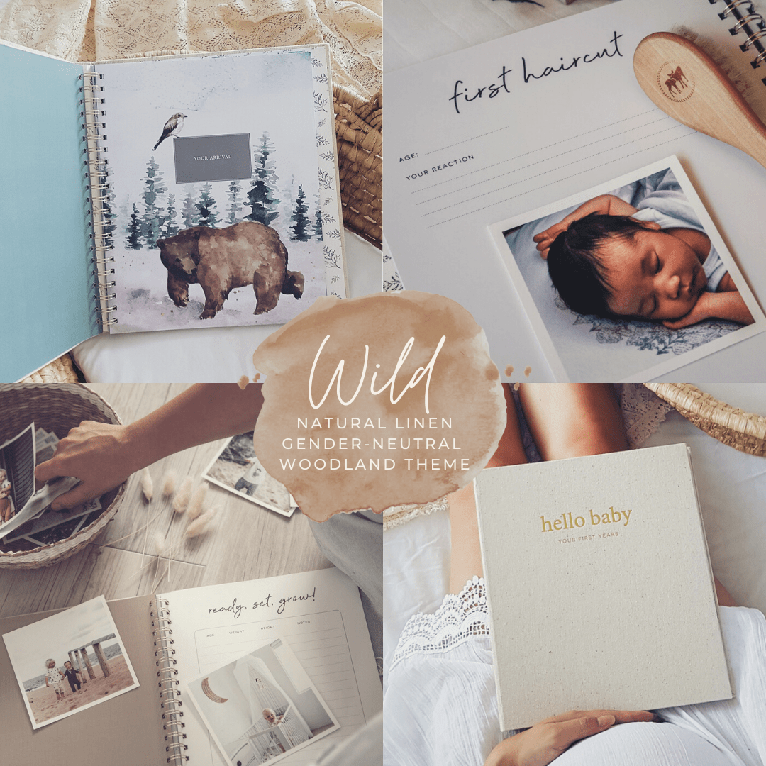 Wild - Baby Memory Book - Peachly USA
